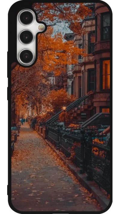 Samsung Galaxy A34 5G Case Hülle - Silikon schwarz Autumn 2024 city