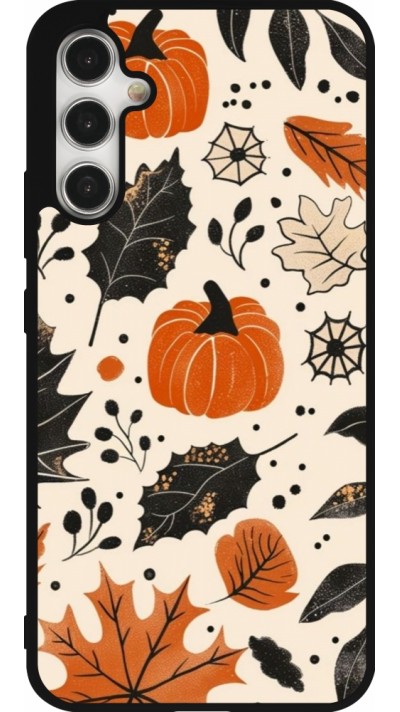 Samsung Galaxy A34 5G Case Hülle - Silikon schwarz Autumn 2024 nature