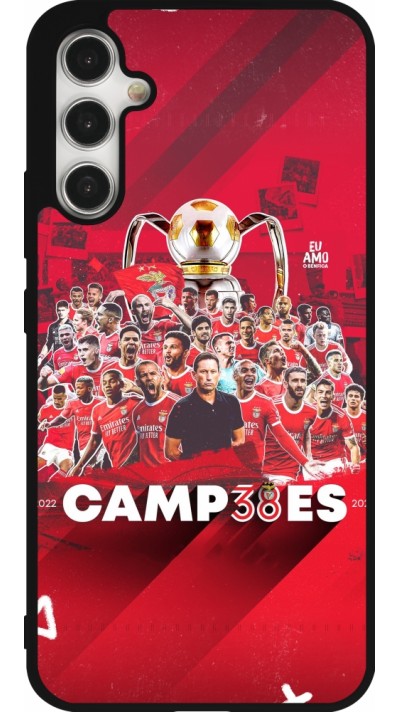 Samsung Galaxy A34 5G Case Hülle - Silikon schwarz Benfica Campeoes 2023