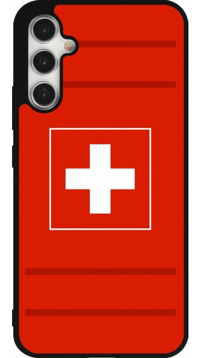 Samsung Galaxy A34 5G Case Hülle - Silikon schwarz Euro 2020 Switzerland