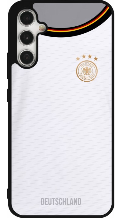 Samsung Galaxy A34 5G Case Hülle - Silikon schwarz Deutschland 2022 personalisierbares Fußballtrikot