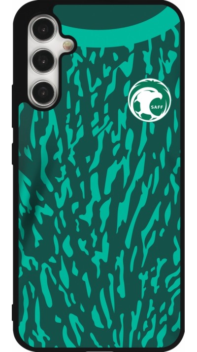 Samsung Galaxy A34 5G Case Hülle - Silikon schwarz Saudi-Arabien 2022 personalisierbares Fussballtrikot