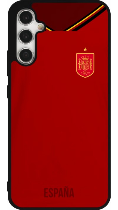 Samsung Galaxy A34 5G Case Hülle - Silikon schwarz Spanien 2022 personalisierbares Fußballtrikot