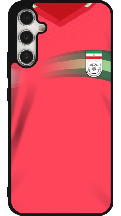 Samsung Galaxy A34 5G Case Hülle - Silikon schwarz Iran 2022 personalisierbares Fussballtrikot