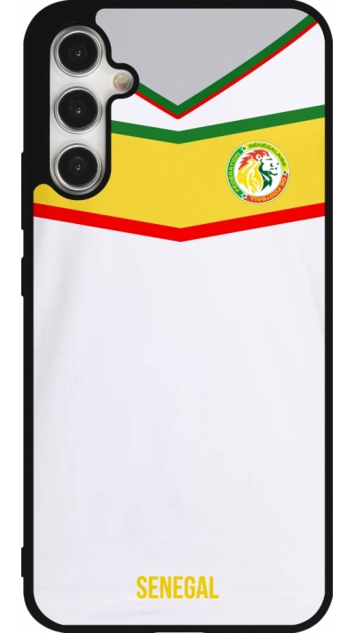 Samsung Galaxy A34 5G Case Hülle - Silikon schwarz Senegal 2022 personalisierbares Fußballtrikot