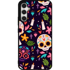 Samsung Galaxy A34 5G Case Hülle - Silikon schwarz Halloween 2023 mexican style