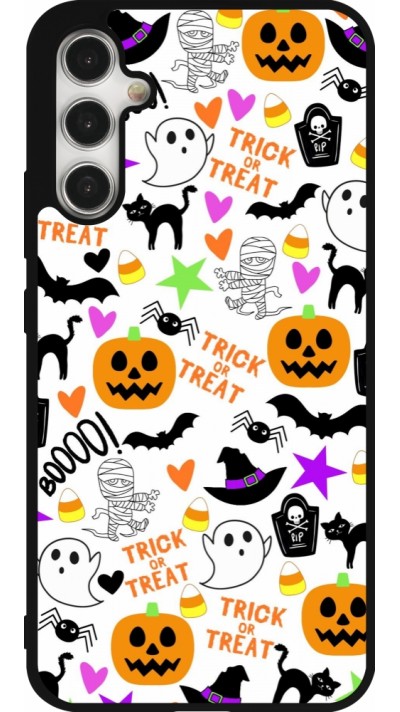 Samsung Galaxy A34 5G Case Hülle - Silikon schwarz Halloween 2024 trick or treat