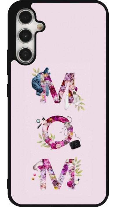 Samsung Galaxy A34 5G Case Hülle - Silikon schwarz Mom 2024 girly mom