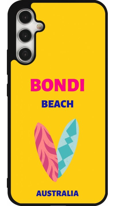 Coque Samsung Galaxy A34 5G - Silicone rigide noir Pop Summer Destination Bondi