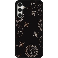 Samsung Galaxy A34 5G Case Hülle - Silikon schwarz Suns and Moons