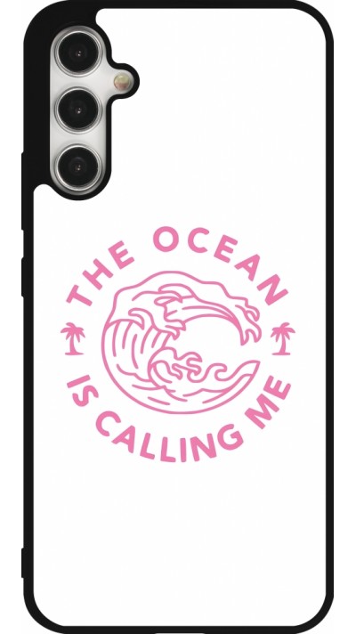 Samsung Galaxy A34 5G Case Hülle - Silikon schwarz The Ocean is calling me