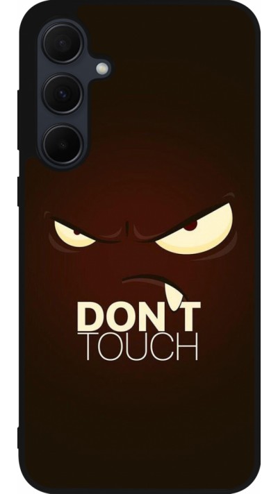 Samsung Galaxy A35 5G Case Hülle - Silikon schwarz Angry Dont Touch