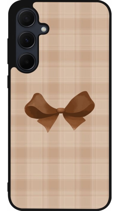 Samsung Galaxy A35 5G Case Hülle - Silikon schwarz Autumn 2024 bow