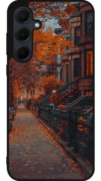 Samsung Galaxy A35 5G Case Hülle - Silikon schwarz Autumn 2024 city