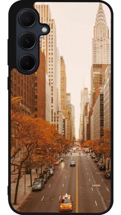 Samsung Galaxy A35 5G Case Hülle - Silikon schwarz Autumn 2024 New York city