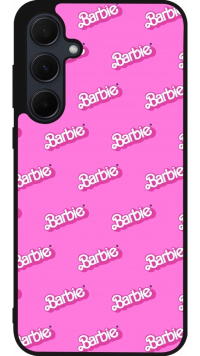 Samsung Galaxy A35 5G Case Hülle - Silikon schwarz Barbie Pattern