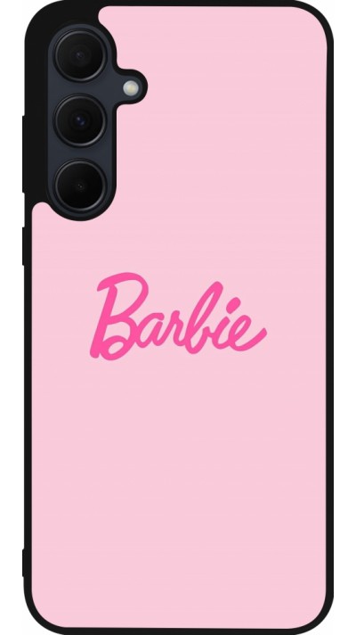 Samsung Galaxy A35 5G Case Hülle - Silikon schwarz Barbie Text