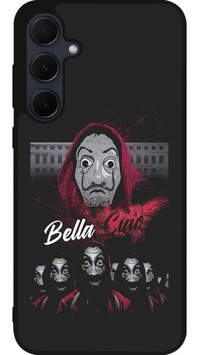 Samsung Galaxy A35 5G Case Hülle - Silikon schwarz Bella Ciao