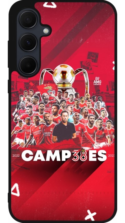 Samsung Galaxy A35 5G Case Hülle - Silikon schwarz Benfica Campeoes 2023