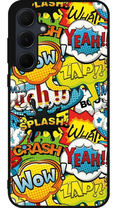 Samsung Galaxy A35 5G Case Hülle - Silikon schwarz Cartoons slogans