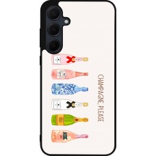 Samsung Galaxy A35 5G Case Hülle - Silikon schwarz Champagne Please