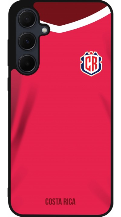 Samsung Galaxy A35 5G Case Hülle - Silikon schwarz Costa Rica 2022 personalisierbares Fussballtrikot