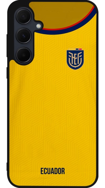 Samsung Galaxy A35 5G Case Hülle - Silikon schwarz Ecuador 2022 Fußballtrikot