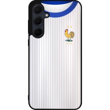 Samsung Galaxy A35 5G Case Hülle - Silikon schwarz Frankreich Away personalisierbares Fussballtrikot