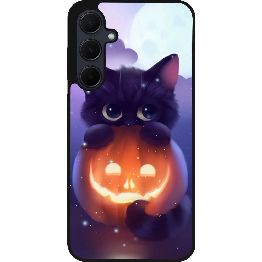 Samsung Galaxy A35 5G Case Hülle - Silikon schwarz Halloween 17 15