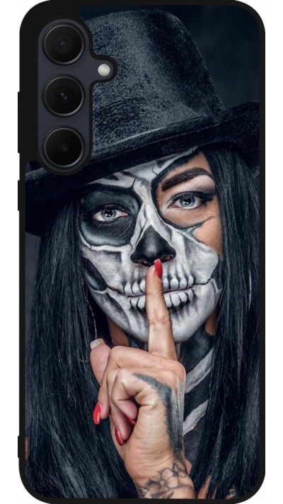 Samsung Galaxy A35 5G Case Hülle - Silikon schwarz Halloween 18 19