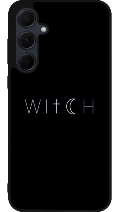 Samsung Galaxy A35 5G Case Hülle - Silikon schwarz Halloween 22 witch word