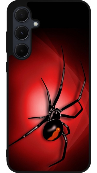 Samsung Galaxy A35 5G Case Hülle - Silikon schwarz Halloween 2023 spider black widow