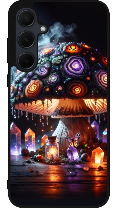 Samsung Galaxy A35 5G Case Hülle - Silikon schwarz Halloween Zaubertrank Magie