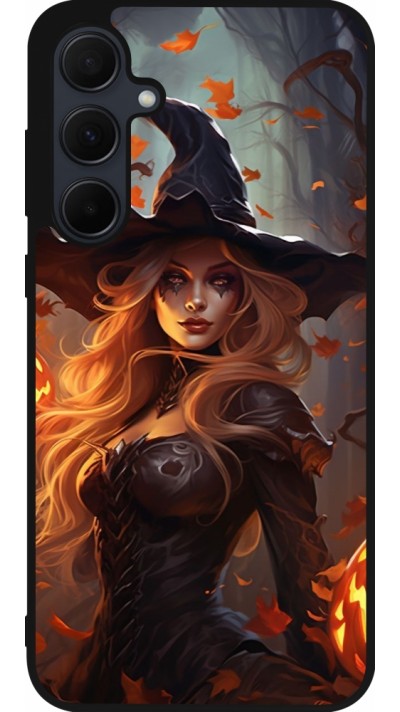 Samsung Galaxy A35 5G Case Hülle - Silikon schwarz Halloween 2024 sexy witch