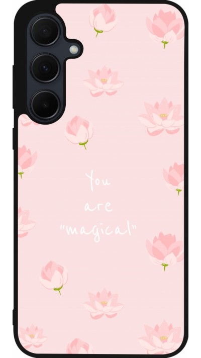 Samsung Galaxy A35 5G Case Hülle - Silikon schwarz Mom 2023 your are magical