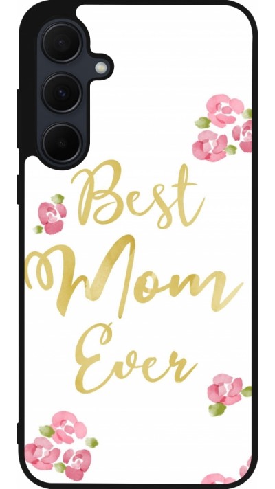 Samsung Galaxy A35 5G Case Hülle - Silikon schwarz Mom 2024 best Mom ever