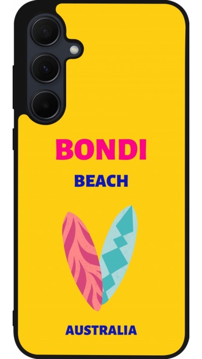 Coque Samsung Galaxy A35 5G - Silicone rigide noir Pop Summer Destination Bondi