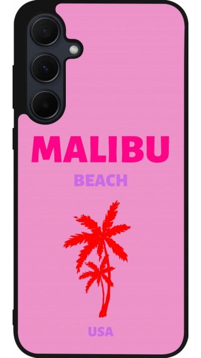 Coque Samsung Galaxy A35 5G - Silicone rigide noir Pop Summer Destination Malibu