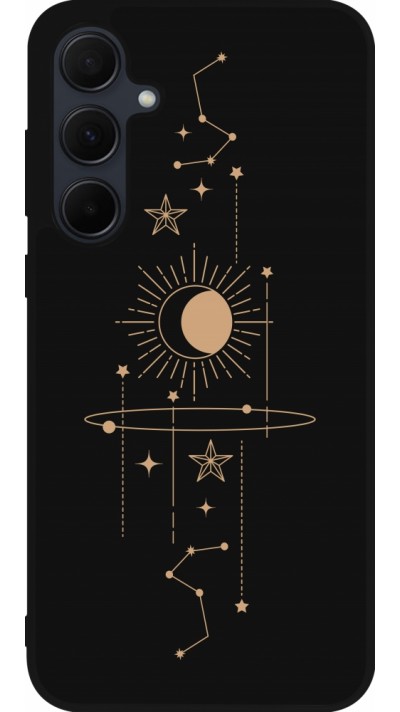 Coque Samsung Galaxy A35 5G - Silicone rigide noir Spring 23 astro