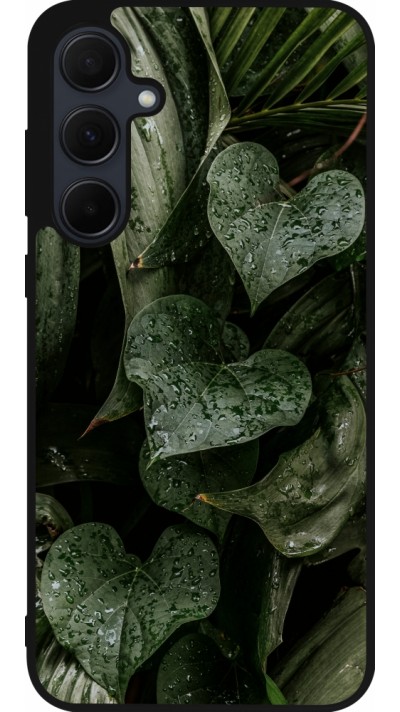 Samsung Galaxy A35 5G Case Hülle - Silikon schwarz Spring 23 fresh plants