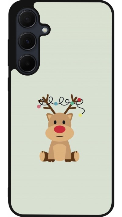 Samsung Galaxy A35 5G Case Hülle - Silikon schwarz Christmas 22 baby reindeer