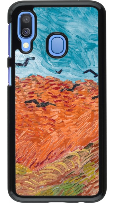 Samsung Galaxy A40 Case Hülle - Autumn 22 Van Gogh style