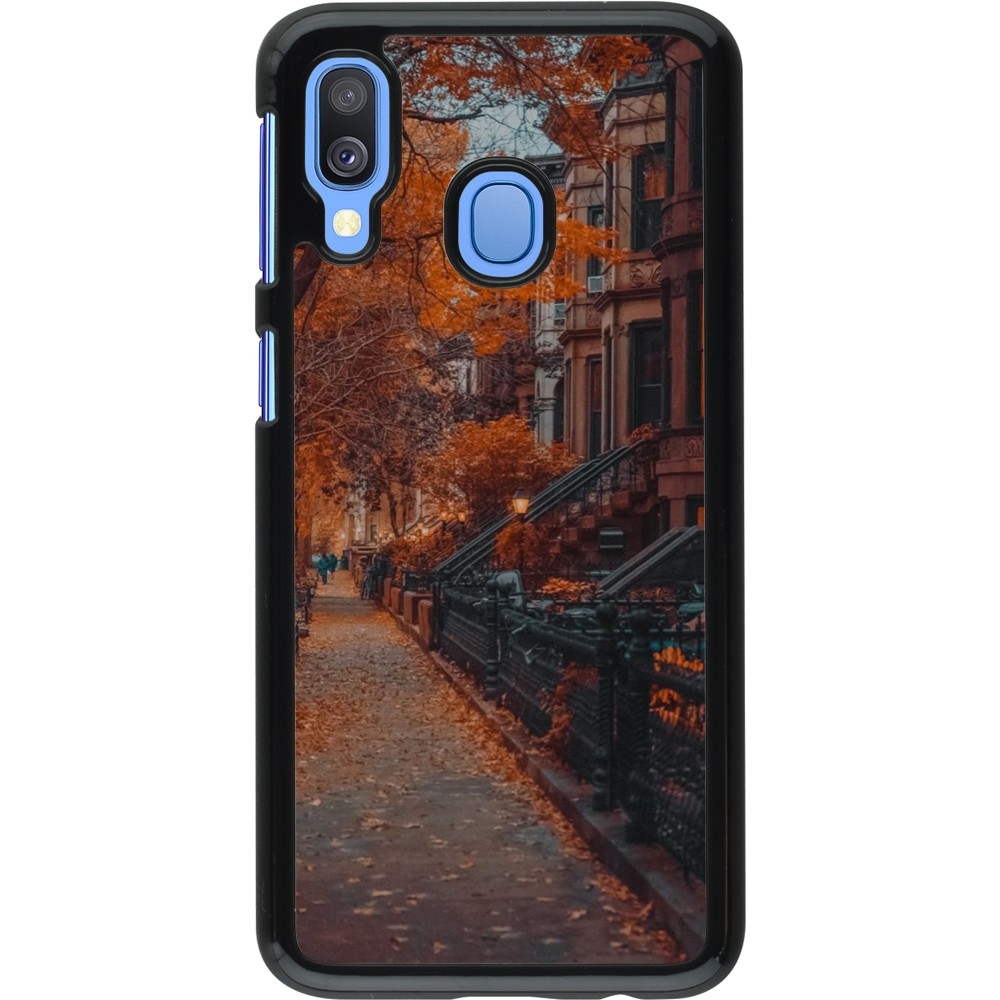 Samsung Galaxy A40 Case Hülle - Autumn 2024 city