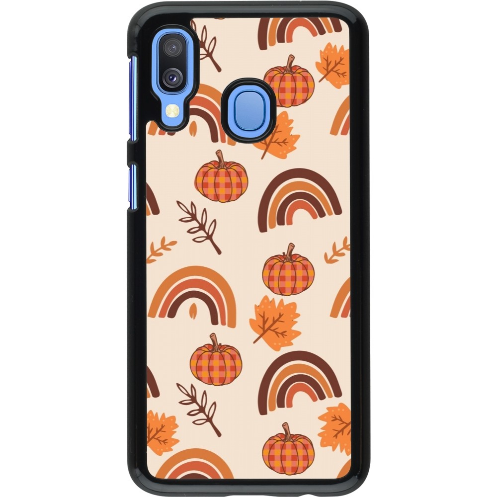 Samsung Galaxy A40 Case Hülle - Autumn 2024 rainbow