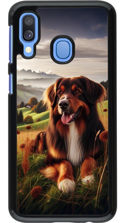 Samsung Galaxy A40 Case Hülle - Hund Land Schweiz