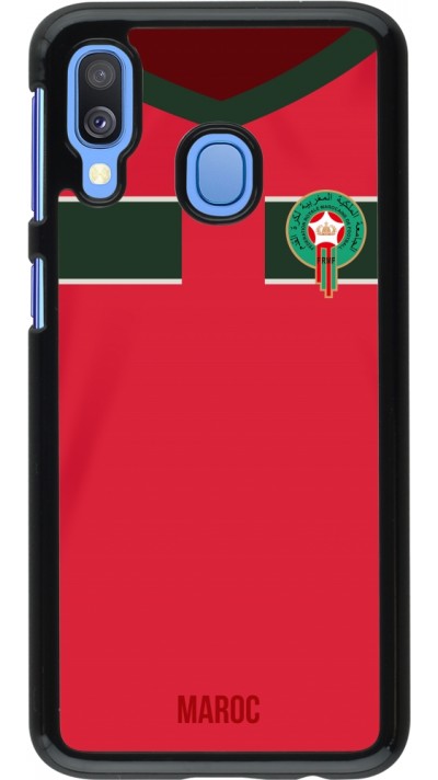 Samsung Galaxy A40 Case Hülle - Marokko 2022 personalisierbares Fussballtrikot