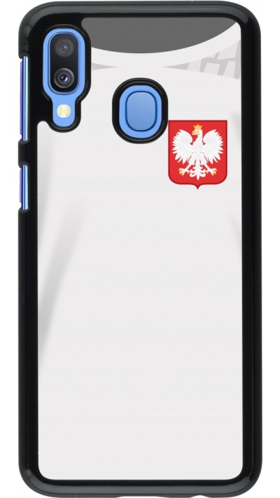 Samsung Galaxy A40 Case Hülle - Polen 2022 personalisierbares Fussballtrikot