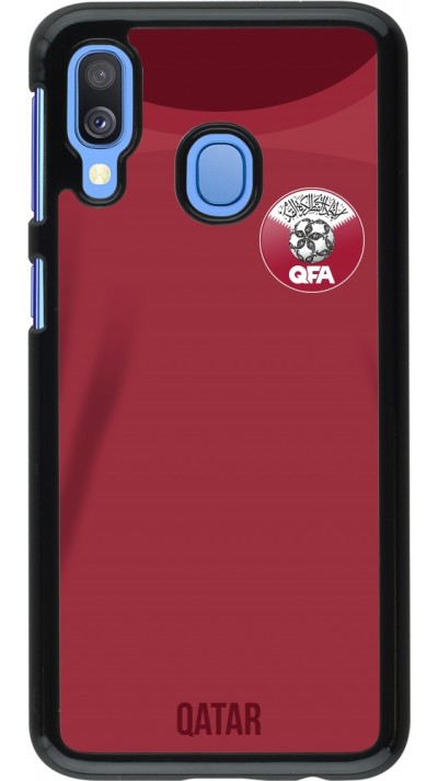 Samsung Galaxy A40 Case Hülle - Katar 2022 personalisierbares Fussballtrikot