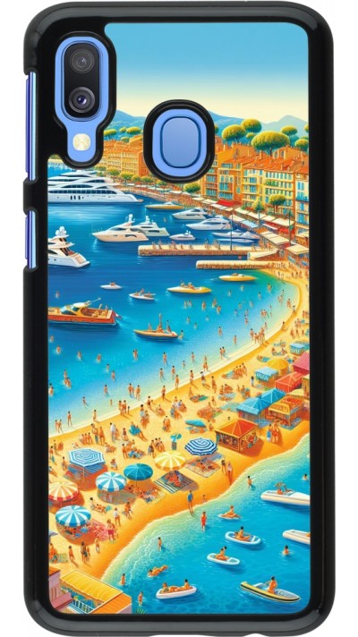 Samsung Galaxy A40 Case Hülle - French Riviera People