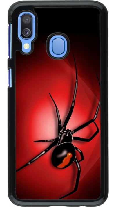 Samsung Galaxy A40 Case Hülle - Halloween 2023 spider black widow